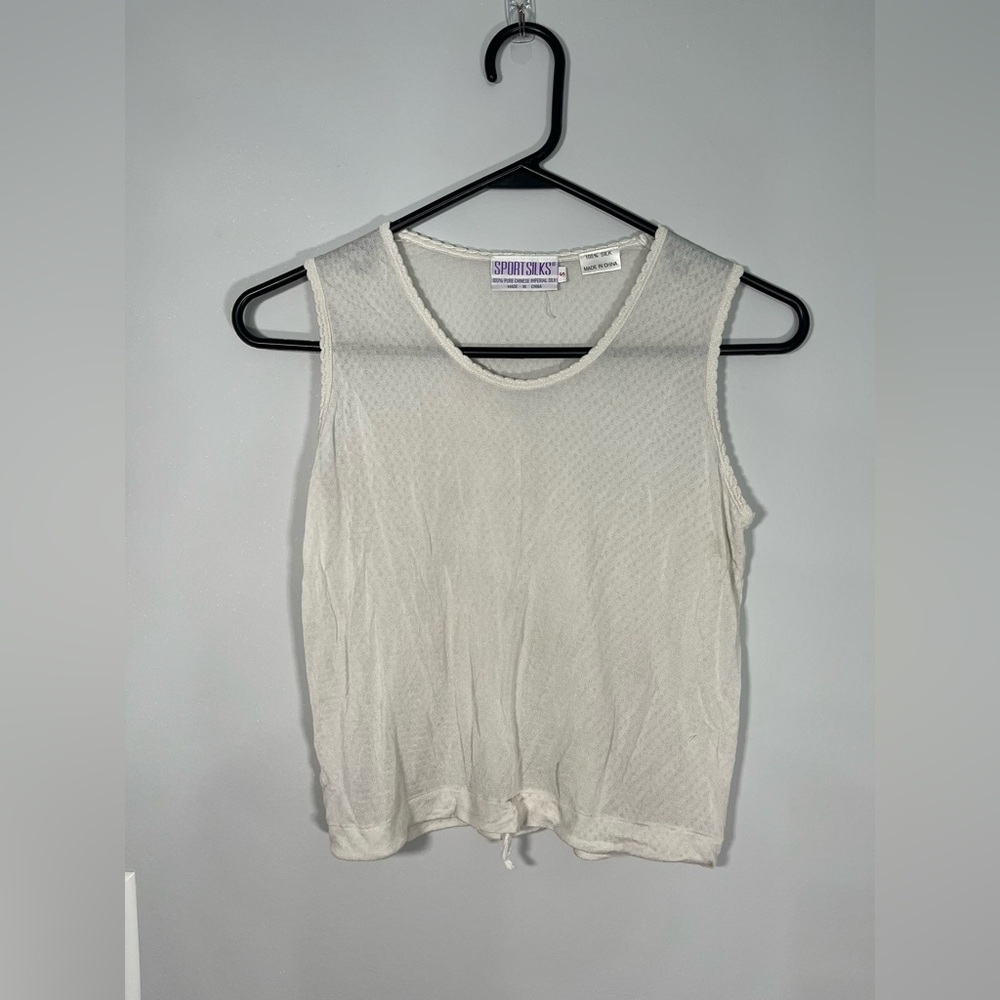 Sports Silks 100% pure imperial silk size small top